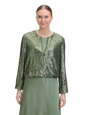Vera Mont Blouson mit Pailletten in Autumn Green