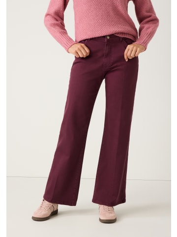 More & More elastische 5-Pocket Jeans in ruby orchid