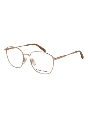 Karen Millen Damen Optische Fassungen Trapez Roségold