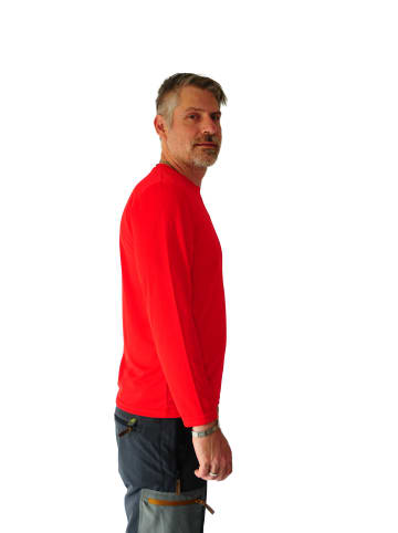 Joluvi Funktionsshirt Duplex Longsleeve in Rojo