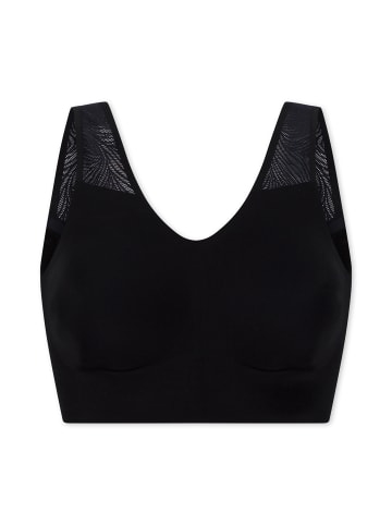 Schiesser Bustier Invisible Soft Lace in Schwarz