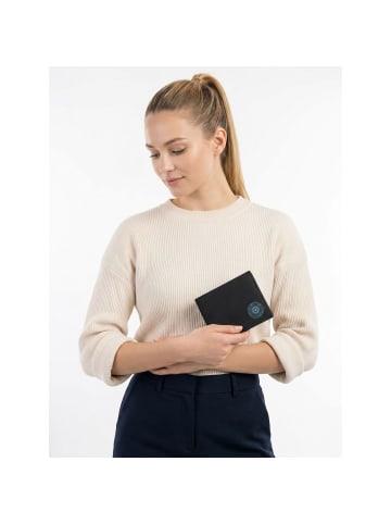 oxmox New Cryptan Geldbörse RFID Schutz 12 cm schwarz-circle bloom cyan