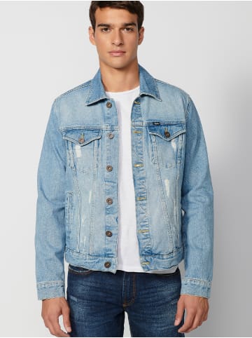 KOROSHI Denim jacke in blau