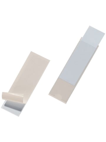 Durable Selbstklebetasche Pocketfix 100x30mm transparent Packung mit 10 Stück