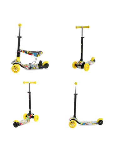 Lorelli Kinderroller Draxter Plus 3in1 in gelb