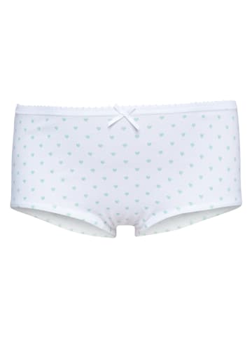 comazo earth Mädchen Hot-Pants Herzen bright white 