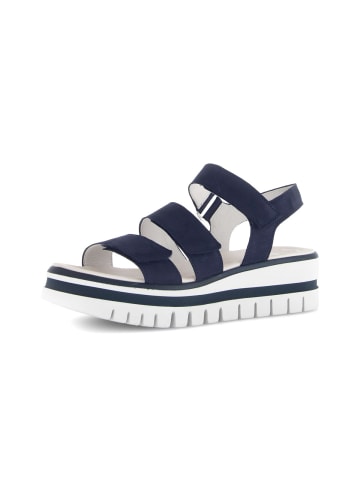 Gabor Fashion Plateau Sandalen in blau