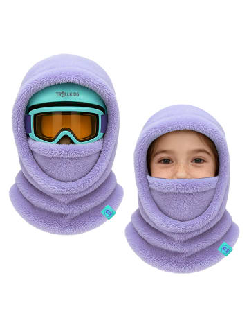 Trollkids Fleece Balaclava in soft purple