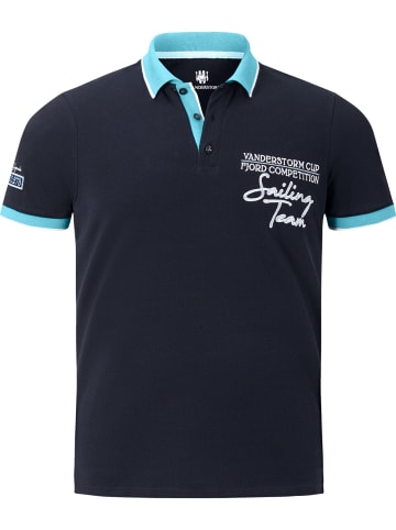 Jan Vanderstorm Poloshirt IWAR in dunkelblau