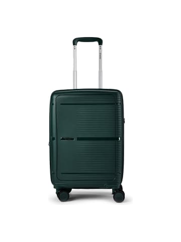 benzi 5899 4 Rollen Kabinentrolley S 55 cm mit Dehnfalte grün