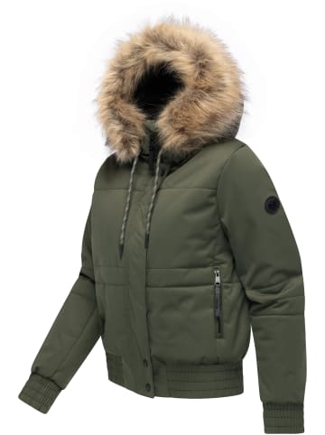 ragwear Winterjacke Deluxia YOUMODO in Dark Olive