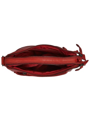 The Chesterfield Brand Caroline Schultertasche Leder 23 cm in red