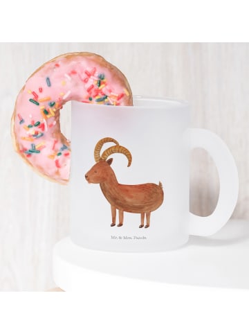 Mr. & Mrs. Panda Becher Sternzeichen Steinbock ohne Spruch in Transparent