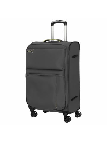 D&N Travel Line 6704 - 4-Rollen-Trolley M 65 cm erw. in grau