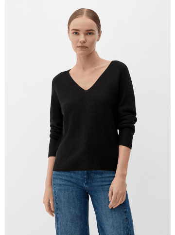 s.Oliver Strickpullover langarm in Schwarz