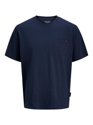 JACK & JONES PLUS T-shirt in Navy Blazer