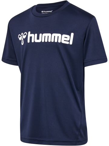 Hummel T-Shirt Hmllogo Kinder in MARINE