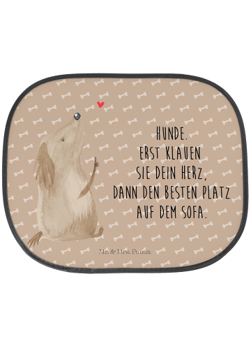 Mr. & Mrs. Panda Auto Sonnenblende Hund Liebe mit Spruch in Hundeglück