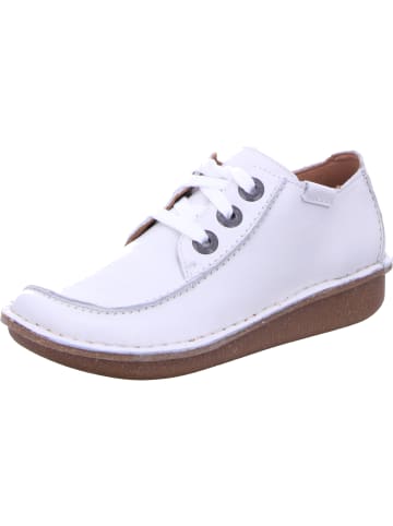 Clarks Schnürhalbschuh in weiß