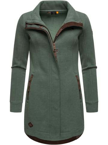 ragwear Sweatjacke Letrice in Pine Green