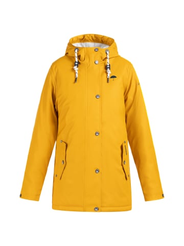 Schmuddelwedda Damen Wattierte Regenjacke in SENF