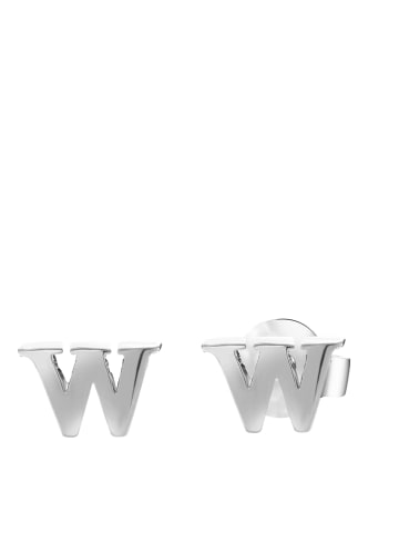Lucardi Ohrringe "Buchstabe W"
