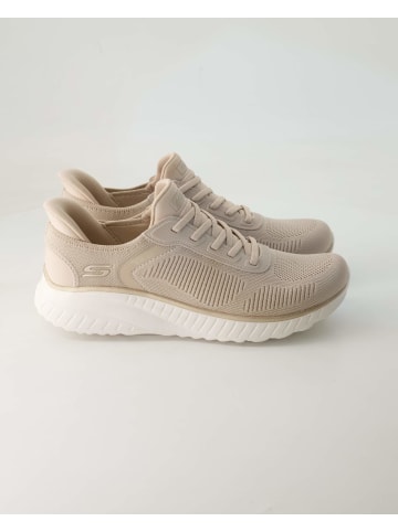 Skechers Slip On Sneaker in Beige