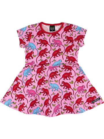 Villervalla Kleider Affe in rosa/pink