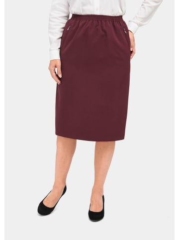 GOLDNER Reiseschlupfrock Knitterfreier Reiseschlupfrock in bordeaux