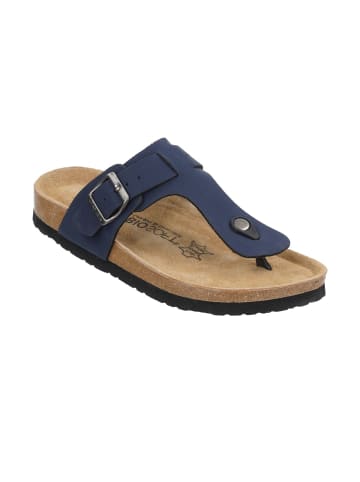 BIOSOFT Sandalen Toe Post in Navy