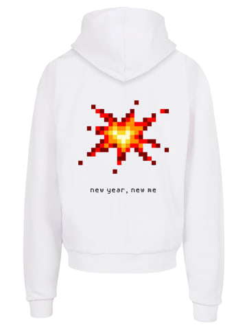 F4NT4STIC Ultra Heavy Hoodie SIlvester Party Happy People Only in weiß