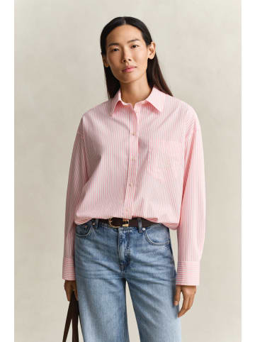 Gant Bluse in rosa weiß