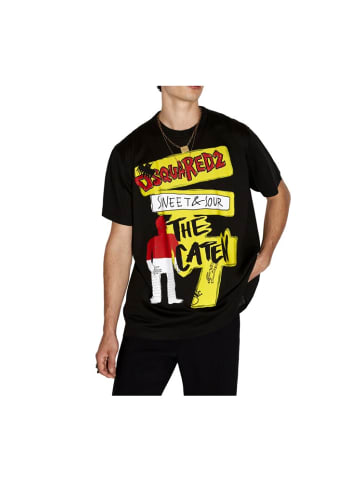 Dsquared2 The Caten Missy T-Shirt Herren Schwarz