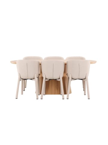 ebuy24 Essgruppe Stjärnö (7-teilig) Natur 90 x 200 cm