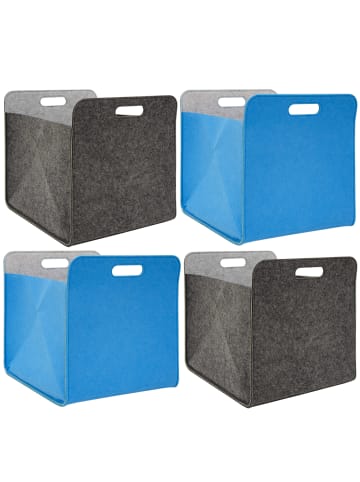 DuneDesign Aufbewahrungsbox Tamaro (4er Set) in 2 Farben
