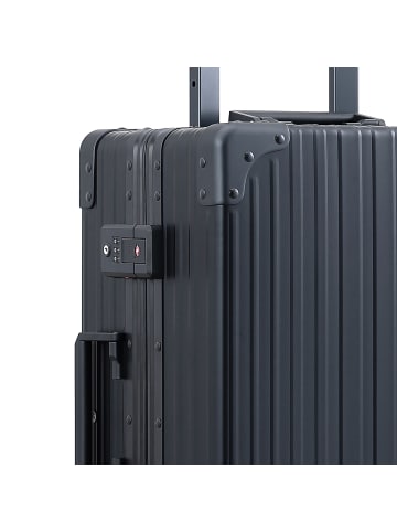 Aleon Traveler Domestic 4-Rollen Kabinentrolley Aluminium 55 cm onyx