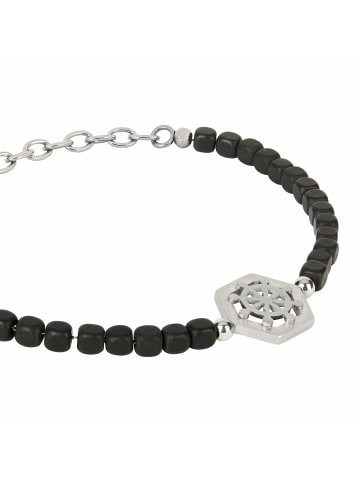 Breil Armband mast silber, schwarz