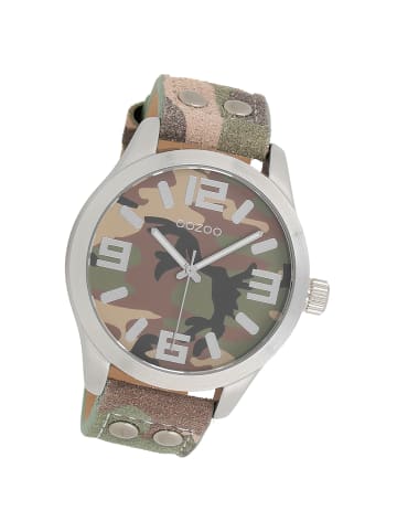 Oozoo Analog-Armbanduhr Oozoo Timepieces mehrfarbig extra groß (ca. 46mm)