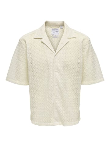 ONLY & SONS Hemd in Egret
