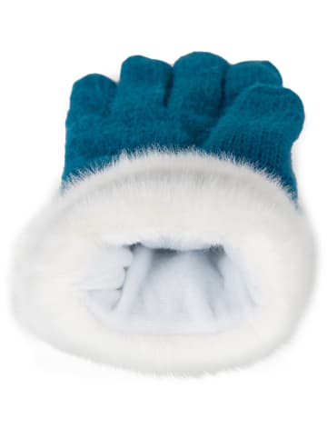 styleBREAKER Strickhandschuhe in Jeansblau