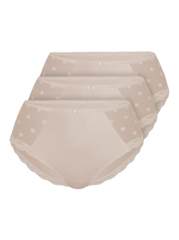 Sassa 3er Pack Panty in nude