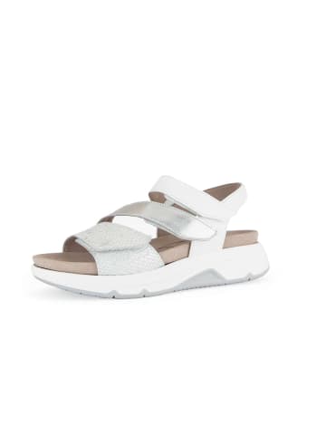 rollingsoft Plateau Sandalen in weiß