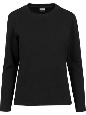 Urban Classics Sweatshirt Sweater Athletic Interlock Crewneck in Schwarz