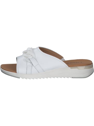 Caprice Plateau-Pantoletten in WHITE NAPPA