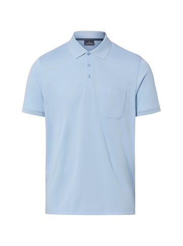 Ragman Poloshirt in blau - 0009
