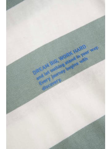 Coccodrillo Baumwoll-T-Shirt mit kurzen Ärmeln in grün