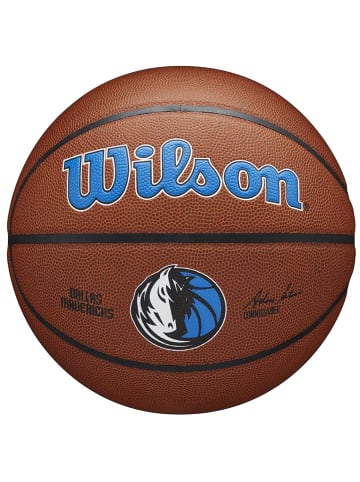 Wilson Wilson Team Alliance Dallas Mavericks Ball in Braun