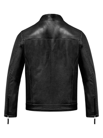 Amaci&Sons Lederjacke CICERO in Schwarz