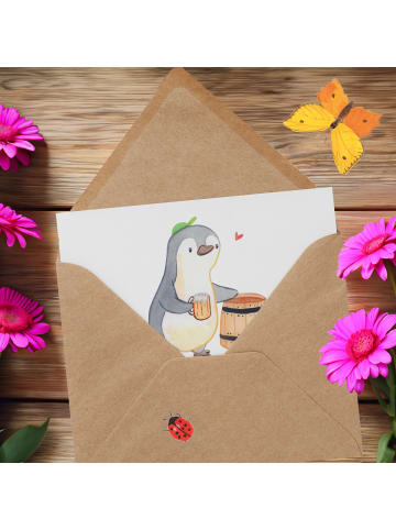 Mr. & Mrs. Panda Grußkarte Bierbrauer Leidenschaft mit Spruch in Weiß