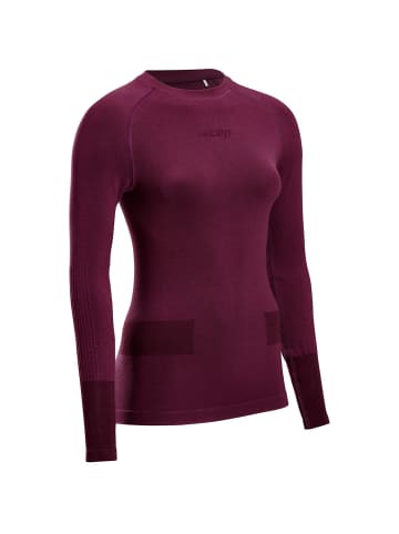 cep W MERINO BASELAYER SHIRT SKIING in Violett